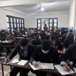 Nepali Students in Exam hall